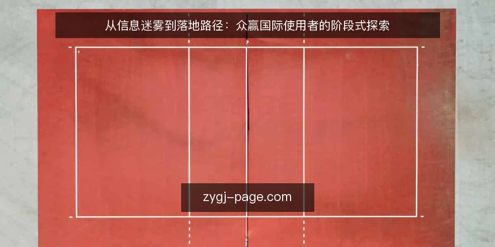 从信息迷雾到落地路径:众赢国际使用者的阶段式探索 — 信息过载下的选择困境 配图